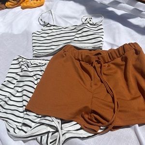3 piece short and tank set!